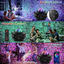 Load image into Gallery viewer, Galaxy Projector for Bedroom, Light Projector Star Projector Galaxy Light with Bluetooth Speaker, Timer, APP & Remote Control for Kids
