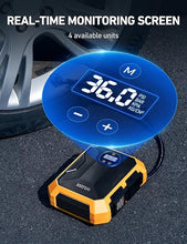 Load image into Gallery viewer, AstroAI Tire Inflator Air Compressor 12V DC Portable Air Compressor Car Accessories Auto Tire Pump 100PSI with LED Light Digital Air Pump for Car Tires Bicycles Other Inflatables