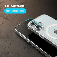 Load image into Gallery viewer, ENCASED Clear Case with Grip for iPhone 16 Plus (2024) Set Includes Silicone Magnetic Phone Holder (Compatible with MagSafe)