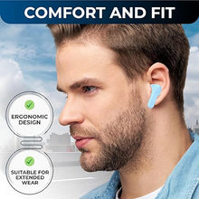 Load image into Gallery viewer, PHILIPS True Wireless Earbuds, TWS Bluetooth 5.3 Headphones, 13mm Drivers, AI Mic for Clear Calls, IPX4 Waterproof, 15 Hours Playtime, Compatible w/iPhone Android & Bluetooth Devices, TAT1138 Blue