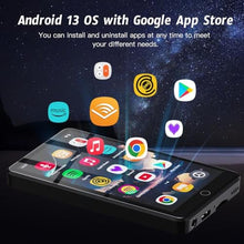 Load image into Gallery viewer, 96GB Android 13 MP3 Player with Bluetooth and WiFi, 4.02" IPS HD Touch Screen MP4 Player with Speakers, Music Player for Kids, Android MP3 Player with Spotify, YouTube and Play Store_18