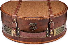 Load image into Gallery viewer, ClearClick Vintage Suitcase Turntable with Bluetooth & USB - Classic Wooden Retro Style