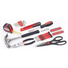 Load image into Gallery viewer, Apollo Tools Original 39 Piece General Household Tool Set in Toolbox Storage Case with Essential Hand Tools for Everyday Home Repairs, DIY and Crafts Red/Black - DT9706