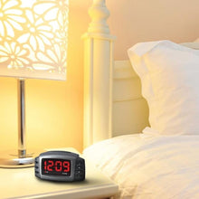 Load image into Gallery viewer, AcuRite 13030 Intelli-Time Alarm Clock with Adjustable Volume and Brightness