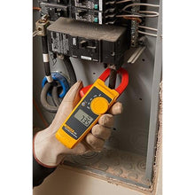 Load image into Gallery viewer, Fluke 323 Clamp Meter For Commercial/Residential Electricians, Measures AC Current To 400 A,Measures AC/DC Voltage To 600 V, Resistance And Continuity, Includes 2 Year Warranty And Soft Carrying Case