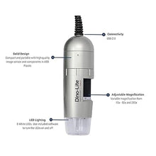 Load image into Gallery viewer, Dino-Lite USB Digital Microscope AM3111-0.3MP, 10x - 50x, 230x Optical Magnification, 8 LEDs