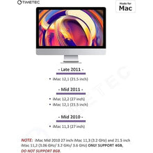 Load image into Gallery viewer, Timetec 16GB KIT(2x8GB) Compatible for Apple DDR3 1333MHz PC3-10600 CL9 for Mac Book Pro (Early/Late 2011 13/15/17 inch), iMac(Mid 2010, Mid/Late 2011 21.5/27 inch), Mac Mini(Mid 2011) MAC RAM Upgrade