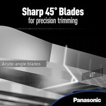 Load image into Gallery viewer, Panasonic Hair and Beard Trimmer, Men's, with 39 Adjustable Trim Settings and Two Comb Attachments for Beard and Hair, Corded or Cordless Operation, ER-GB60-K, Black