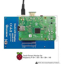 Load image into Gallery viewer, ELECROW 5 Inch Touchscreen for Raspberry Pi Screen 800x480 TFT LCD Screen Monitor Compatible with Raspberry Pi 5 4 3 Black Banana Pi Jetson Nano Windows 11 10 8 7