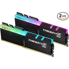 Load image into Gallery viewer, G.SKILL Trident Z RGB Series (Intel XMP) DDR4 RAM 16GB (2x8GB) 3200MT/s CL16-18-18-38 1.35V Desktop Computer Memory UDIMM (F4-3200C16D-16GTZR)