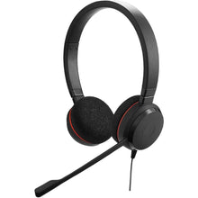 Load image into Gallery viewer, Jabra Evolve 20 UC Stereo Wired Headset/Music Headphones (U.S. Retail Packaging), Black