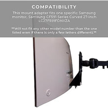 Load image into Gallery viewer, HumanCentric VESA Mount Adapter Bracket Compatible with Samsung CF591 Series Curved 27-inch LC27F591FDNXZA