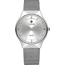 Load image into Gallery viewer, Men New Top Luxury Watch Ultra Thin Stainless Steel Mesh Band Quartz Wristwatch Fashion Casual Watches