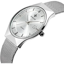 Load image into Gallery viewer, Men New Top Luxury Watch Ultra Thin Stainless Steel Mesh Band Quartz Wristwatch Fashion Casual Watches
