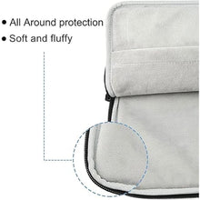 Load image into Gallery viewer, MOSISO Laptop Sleeve Bag 13.3 inch Compatible with MacBook Air/Pro, 13-13.3 inch Notebook, Compatible with MacBook Pro 14 2025-2021 M4 M3 M2 M1, PU Leather Padded Bag Waterproof Case, Black