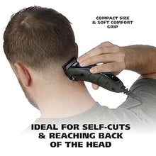 Load image into Gallery viewer, Wahl USA Self Cut Compact Corded Clipper Personal Haircutting Kit with Adjustable Taper Lever, and 12 Hair Clipper Guards for Clipping, Trimming & Personal Grooming – Model 79467