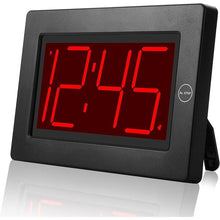 Load image into Gallery viewer, KWANWA Alarm Clock, 8" Large Screen Display, Digital Clock, Battery Operated, Auto Dimmer Mode,Wall Clock&Desk Clock for Bedroom, Office, Living Room, Elderly