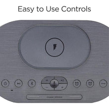 Load image into Gallery viewer, iHOME iBTW38 Wireless Charging Bluetooth Alarm Clock,Black