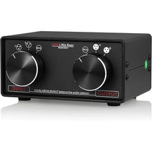 Load image into Gallery viewer, Nobsound Little Bear MC3 3-IN-3-OUT XLR Balanced/RCA Stereo Converter Audio Selector Splitter Box Passive Preamp XLR to RCA Audio Switch (XLR & RCA)