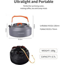 Load image into Gallery viewer, Fire-Maple Feast T3 Camping Kettle | 0.8 Liter Lightweight | Portable Teapot Aluminum for hiking camping
