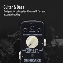 Load image into Gallery viewer, SONICAKE Auto Wah Pedal Auto Wah Guitar Pedal Guitar Effect Pedal Envelope Filter Cry-Bot True Bypass
