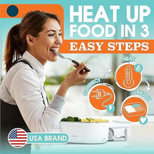 Load image into Gallery viewer, Electric Lunch Box for Adults, 80W Heated Lunch Box 1.5L Stainless Steel Heated Lunchbox For Adults, 12/24/110V Portable Food Warmer For Car Truck Work, Gifts For Women, Gifts For Men