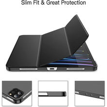 Load image into Gallery viewer, JETech Case for iPad Pro 11-Inch, 2022/2021/2020/2018 Model (4th/3rd/2nd/1st Generation), Compatible with Pencil, Cover Auto Wake/Sleep (Black)