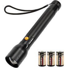 Load image into Gallery viewer, EverBrite Ultra Bright Tactical Flashlight, 900 Lumen Zoomable Adjustable Focus, 3 Light Modes, Heavy-Duty Aluminum Torch for Hurricane Supplies Camping, Includes 3C Alkaline Batteries