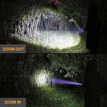 Load image into Gallery viewer, EverBrite Ultra Bright Tactical Flashlight, 900 Lumen Zoomable Adjustable Focus, 3 Light Modes, Heavy-Duty Aluminum Torch for Hurricane Supplies Camping, Includes 3C Alkaline Batteries