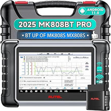 Load image into Gallery viewer, Autel Scanner MaxiCOM MK808BT PRO, 2025 2.0 Full Bidirectional Diagnostic Tool as MK900 MX900 MK900BT, Pro Ver. of MK808S MX808S, 3000+ Test, 28+ Service, All System, Brake Bleed, Injector Coding, FCA