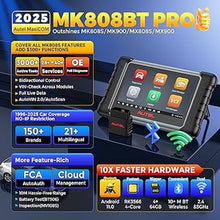 Load image into Gallery viewer, Autel Scanner MaxiCOM MK808BT PRO, 2025 2.0 Full Bidirectional Diagnostic Tool as MK900 MX900 MK900BT, Pro Ver. of MK808S MX808S, 3000+ Test, 28+ Service, All System, Brake Bleed, Injector Coding, FCA