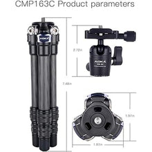 Load image into Gallery viewer, AOKA 15.7in/0.97lb Lightweight Compact Carbon Fiber Tripod with 360° Ballhead Travel Mini Tripod for Mobile Phone and Compact Mirrorless Cameras 28-Inch