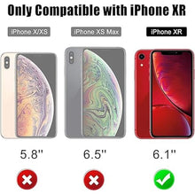 Load image into Gallery viewer, Beasyjoy for iPhone XR Metal Case, Waterproof Heavy Duty Case with Built-in Screen Protector, Full Body Protective Shockproof Tough Rugged Military Grade Defender Outdoor Case(Black)