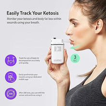 Load image into Gallery viewer, V2 KETOSCAN Mini Breath Ketone Meter, Diet & Fitness Tracker | Monitor Your Fat Metabolism, Level of Ketosis on Low carb, Ketogenic or Any Nutrition & Fitness Program