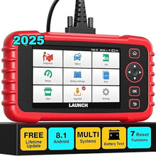 Load image into Gallery viewer, LAUNCH OBD2 Scanner CRP123X Elite, 2025 Lifetime Free WiFi Update scan Tool, FCA SGW, SAS Calibration/Throttle/Brake/BMS/D-P-F/Oil Reset/ABS bleeding, Multi Systems Car Scanner, Battery Test, Auto VIN