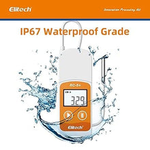 Load image into Gallery viewer, Elitech RC-5+ TE Digital PDF USB Temperature Data Logger Reusable Recorder Refrigerator Thermometer 32000 Points High Accuracy (Extra External Sensor)