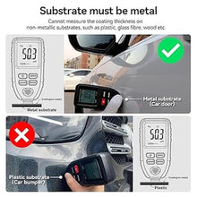 Load image into Gallery viewer, Car Coating Thickness Meter for Used Car Buyers, Paint Mil Thickness Meter Gauge Check The Car’s Original Coating Auto Car Paint Meter (Black)