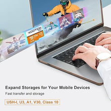 Load image into Gallery viewer, KOOTION 128GB Micro SDXC UHS-I U3 V30 A1 Memory Card - High Speed TF Card for Phone, Camera