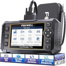 Load image into Gallery viewer, FOXWELL Car Scanner NT624 Elite All System OBD2 Scanner Diagnostic Tool 8 Reset Code Reader ABS/SAS/TPS/Oil/EPB/BRT Scanner for Car Lifetime Update Car Diagnostic Scanner with Battery Test