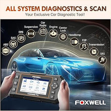 Load image into Gallery viewer, FOXWELL Car Scanner NT624 Elite All System OBD2 Scanner Diagnostic Tool 8 Reset Code Reader ABS/SAS/TPS/Oil/EPB/BRT Scanner for Car Lifetime Update Car Diagnostic Scanner with Battery Test