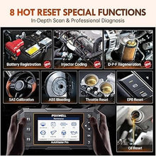 Load image into Gallery viewer, FOXWELL Car Scanner NT624 Elite All System OBD2 Scanner Diagnostic Tool 8 Reset Code Reader ABS/SAS/TPS/Oil/EPB/BRT Scanner for Car Lifetime Update Car Diagnostic Scanner with Battery Test