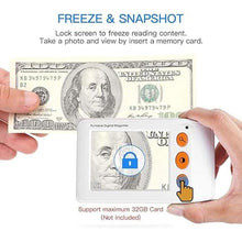 Load image into Gallery viewer, Eyoyo Digital Magnifier Portable Electronic Video Magnifier Reading Aids 3.5 Inch LCD Screen for Low Vision 2x-25x Zoom Foldable Handle