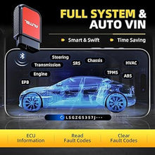 Load image into Gallery viewer, Autel AP2500 OBD2 Scanner Bluetooth Code Reader, Upgraded of AP200, OBDII Scanner All-System Diagnostic Tool, CAN FD, 5 Hot Resets, AutoVIN, Check Engine Light, Car Code Reader for iOS