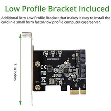 Load image into Gallery viewer, I/O CREST 2 Port SATA III Pci-E 3.0 X1 Controller Card (Jmicro Chipset), Add Two SATA 3.0 Devices to Any PCIe Slot