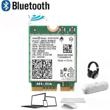 Load image into Gallery viewer, AX201NGW WiFi Card,WiFi 6E M.2 Laptop 2.4Gbps 802.11ax Wireless Intel AX201 Wireless Card 11AX WiFi Adapter with Bluetooth 5.3 MU-MIMO for Windows 10, 64-bit, Google Chrome OS, Linux(64bit)