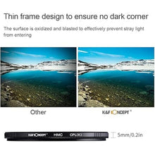 Load image into Gallery viewer, K&F Concept 49mm Circular Polarizer Optical Glass Lens Filter Ultra-Slim 18 Multi-Layer Coatings Circular Polarizing Filters for Camera Lens (K Series)