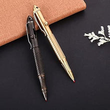 Load image into Gallery viewer, SMOOTHERPRO Solid Brass Bolt Action Pen with Tungsten Part Heavy Duty for Gift Business Office EDC Pocket Color Natural (BTA971)