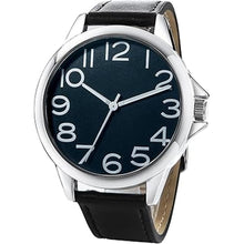 Load image into Gallery viewer, NUOVO Men Watches Men Arabic Numbers Watches White Watches Classic Quartz Watch with Leather Strap Wrist Watch for Men Dress Fashion Simple Watches