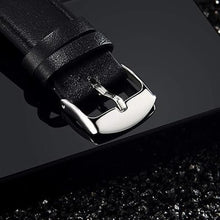 Load image into Gallery viewer, NUOVO Men Watches Men Arabic Numbers Watches White Watches Classic Quartz Watch with Leather Strap Wrist Watch for Men Dress Fashion Simple Watches