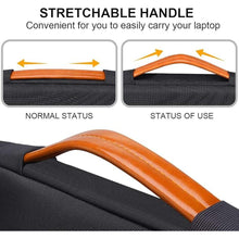 Load image into Gallery viewer, Lacdo 360° Protective Laptop Sleeve Case for 14 inch New MacBook Pro M4/M3/M2/M1 Chips Pro Max A3112 A3401 A3185 A2918 A2992 A2779 2024-2021 | 13.8" Surface Laptop 7th Copilot+PC Computer Bag, Black